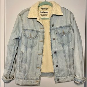 ‼️SOLD‼️ Garage Fleece Lined Jean Jacket